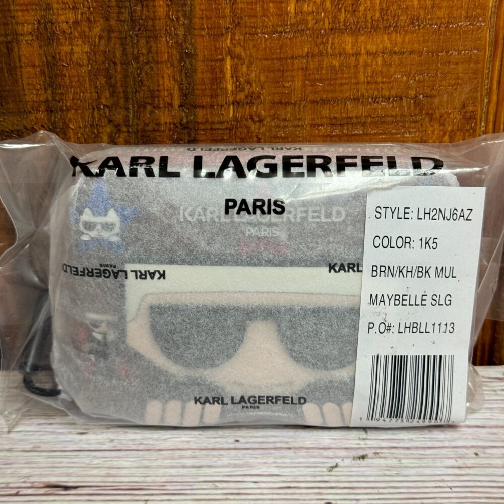 KARL LAGERFELD PARIS Logo Wallet – Brown/Khaki - Picture 3 of 3